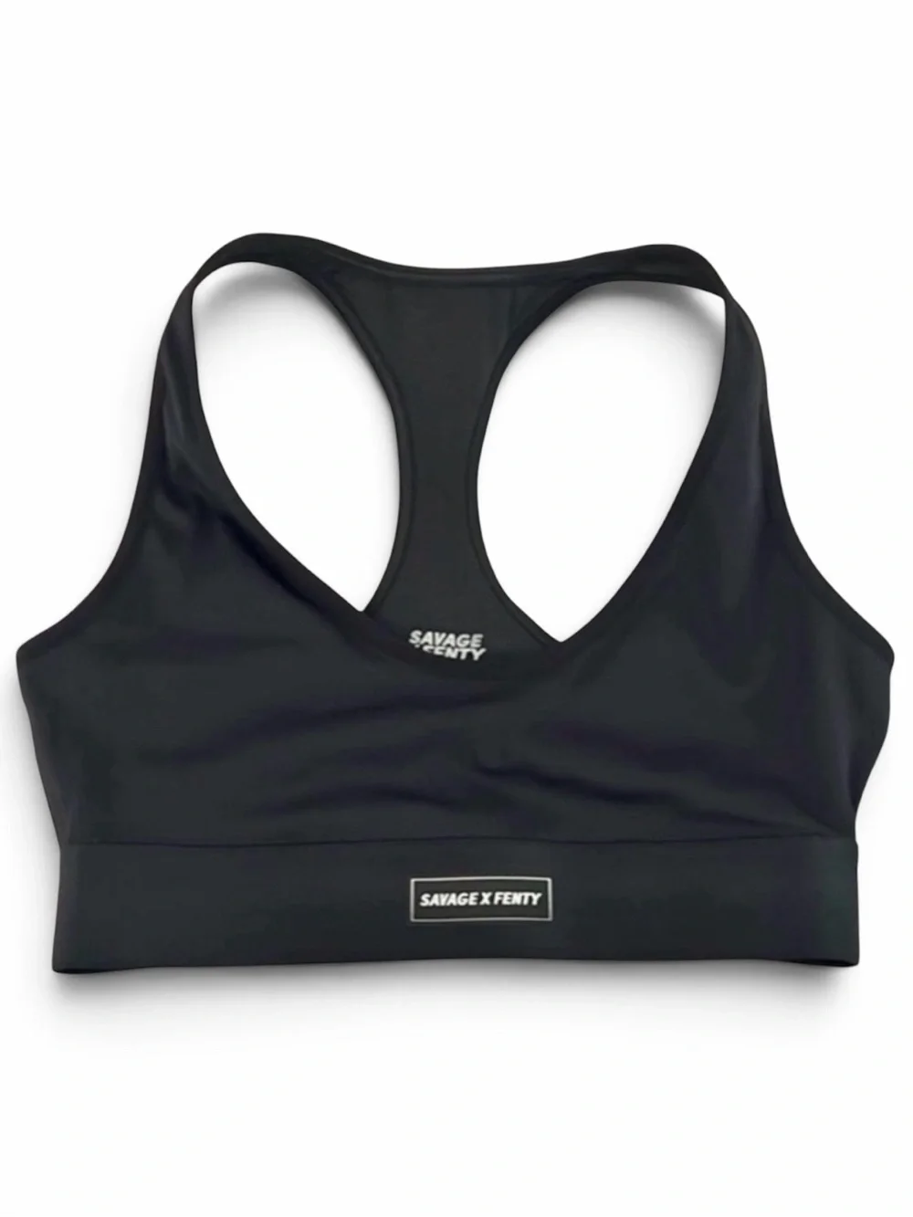 Savage X Fenty Black Racerback Sports Bra Size Small(4-6)